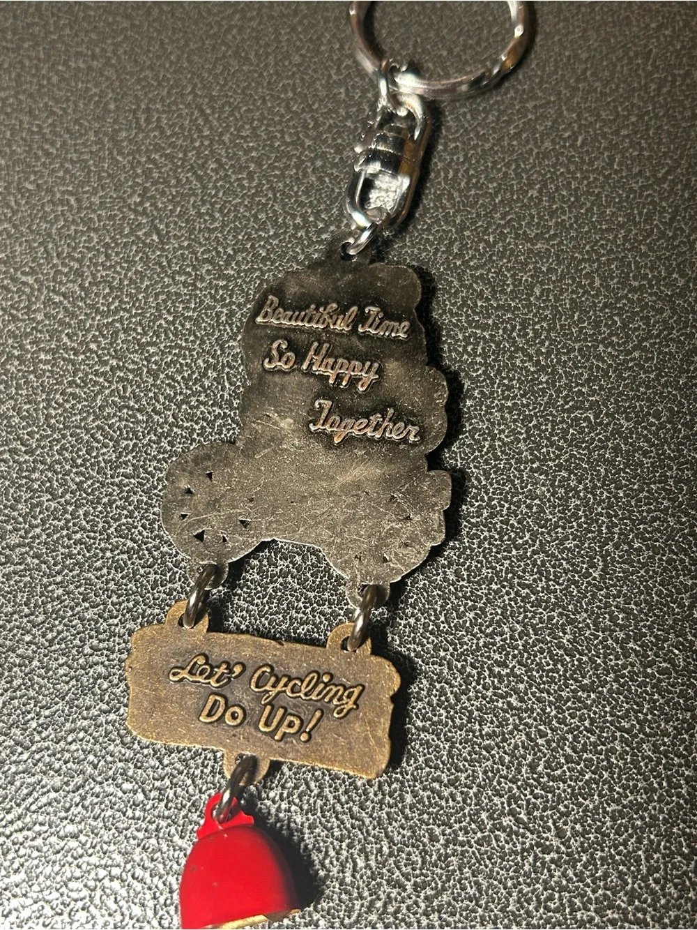 Tsuwano Japan Viva Young Girl on Bicycle Keychain, Travel, Japan, Souvenirs